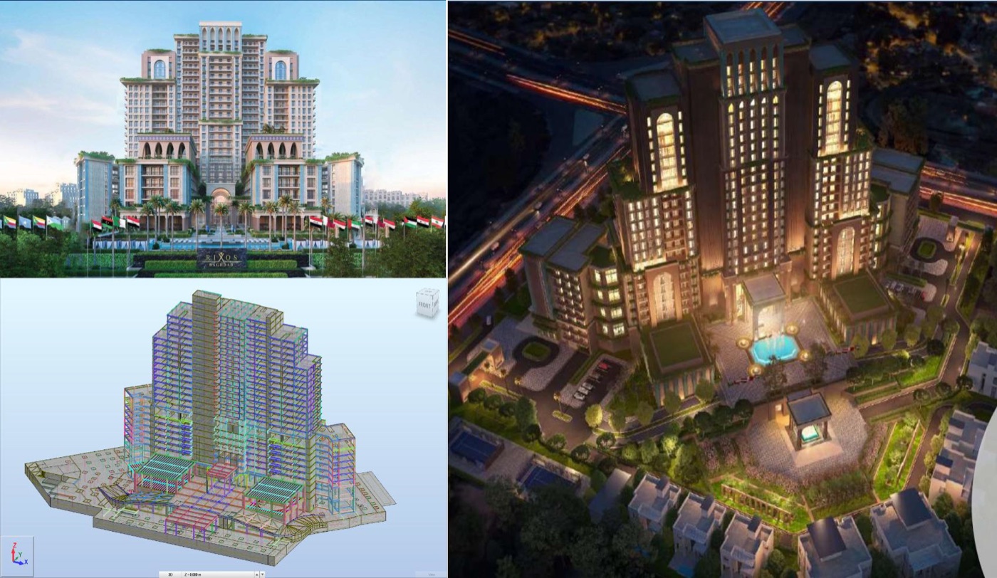 Rixos Residence Baghdad design and model board
